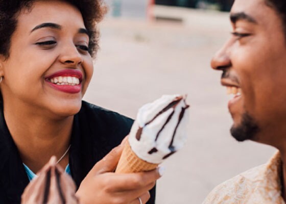couple souriant
