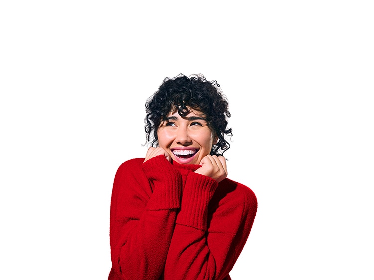 young woman smiling