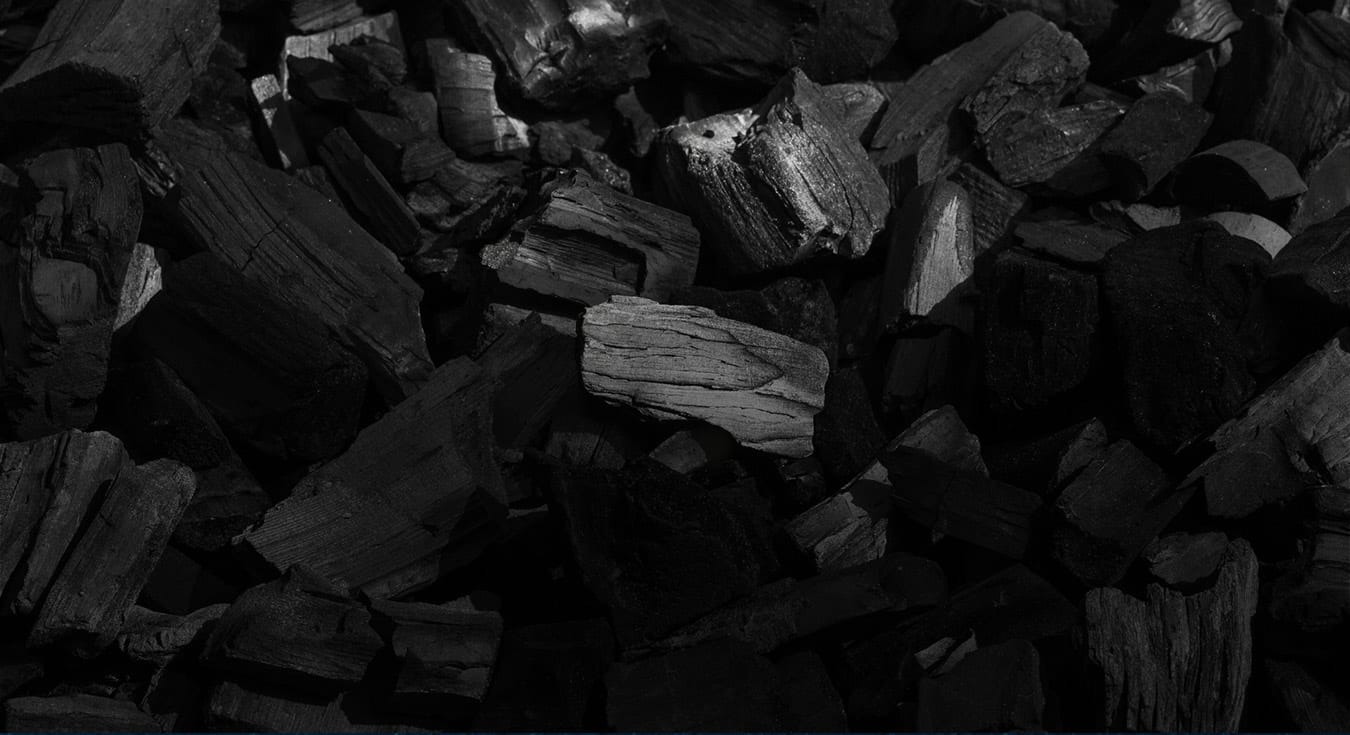 picture of pile of charcoal