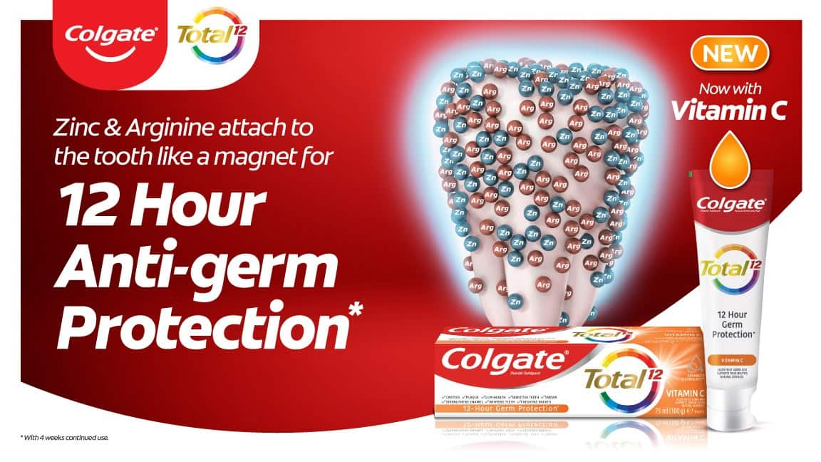 Colgate total vitamin c