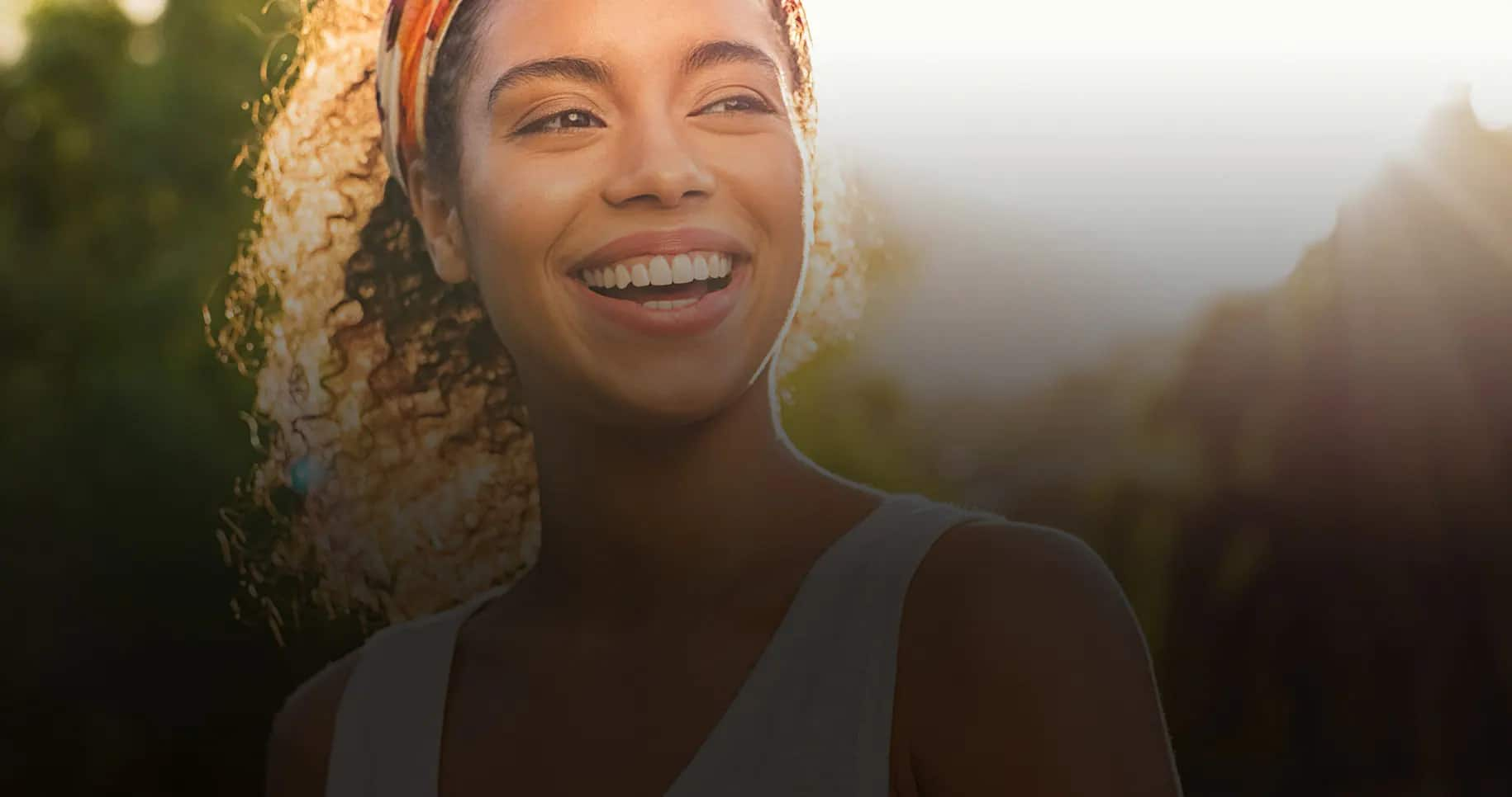 Mujer sonriendo