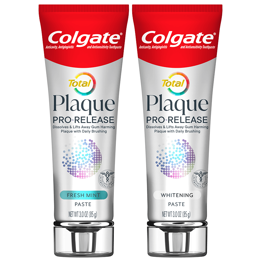 Colgate® Total® Plaque Pro-Release packshots