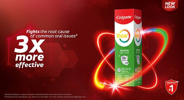 Colgate Total Advanced Deep Clean Toothpaste New look Colgate Total Advanced Deep Clean Toothpaste New Look