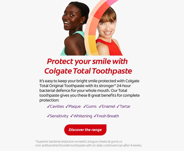 Colgate total hero banner