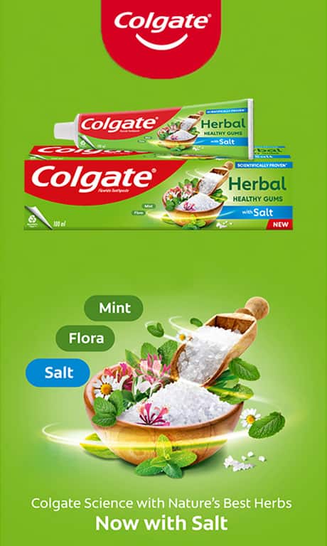 Try Colgate's Herbal Salt