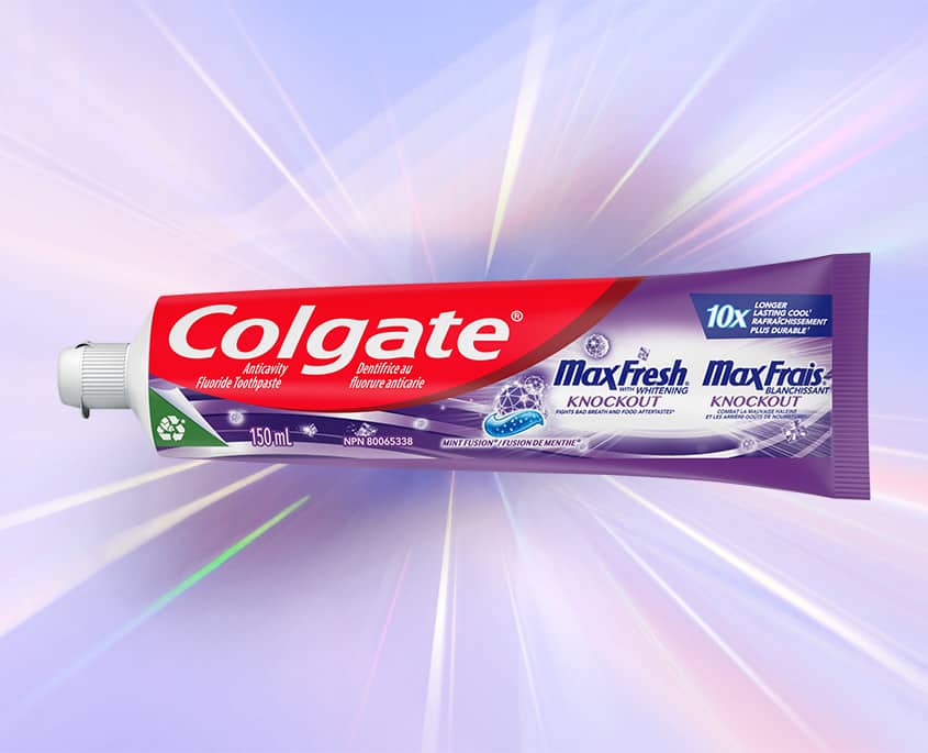 Dentifrice Colgate Max Fresh, Knockout Dentifrice Colgate Max Fresh, Knockout