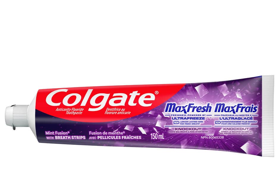 Dentifrice Colgate® Max Frais® Knockout à la Menthe Dentifrice Colgate® Max Frais® Knockout à la Menthe