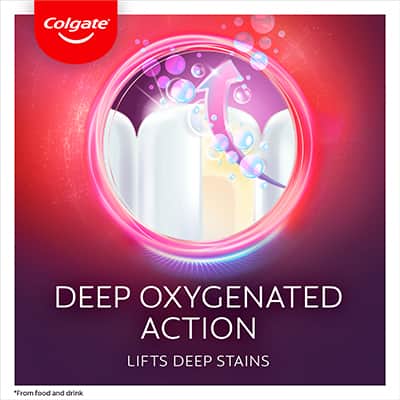 Deep oxygenated action lifts deep stains Deep oxygenated action lifts deep stains
