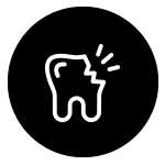 broken teeth icon