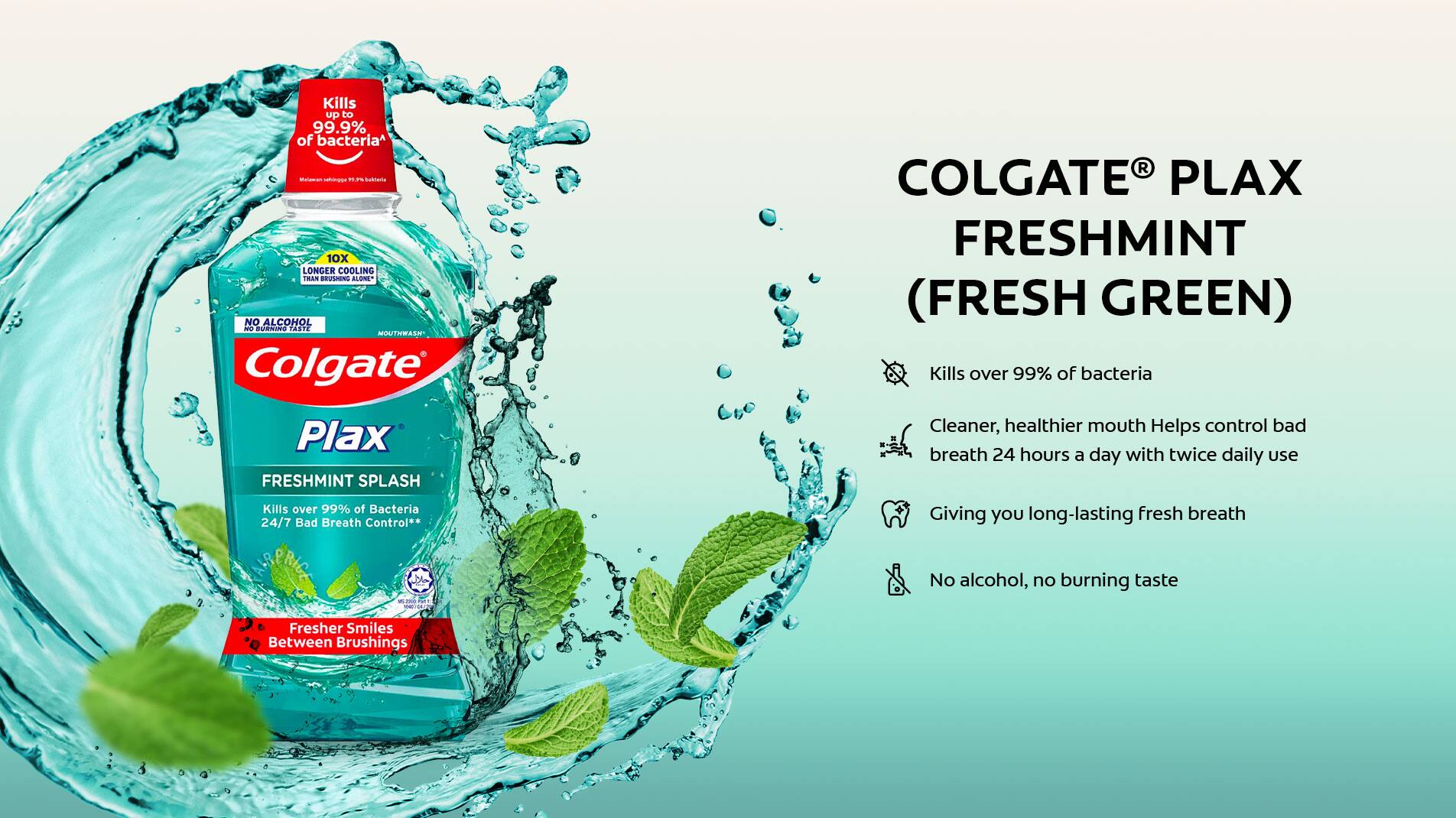 Colgate freshmint mouthwash