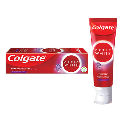 Colgate Optic White Exfoliating Mineral Teeth Whitening toothpaste