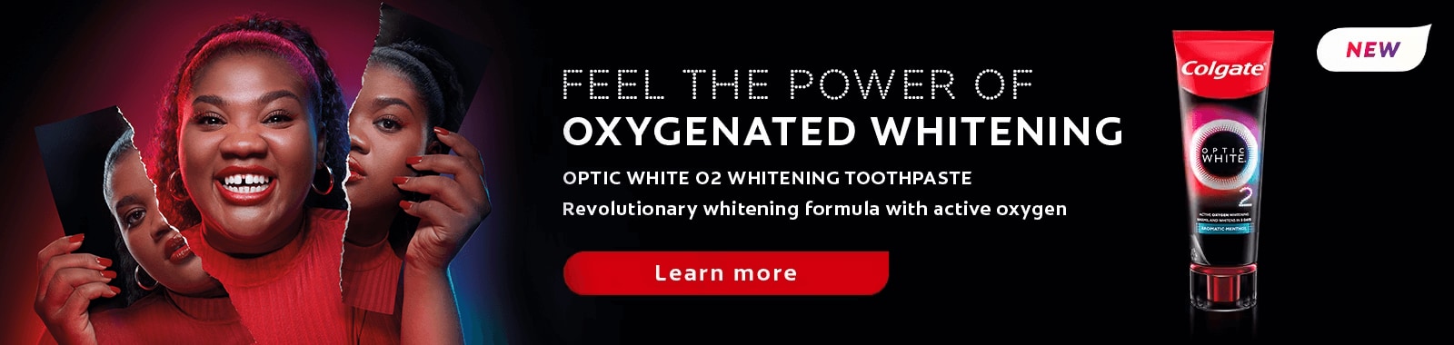 Feel the power of oxygenated whitening