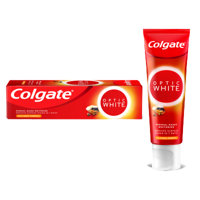 Colgate Optic White Volcanic Mineral Whitening Toothpaste