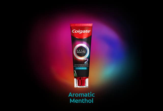 Colgate Optic White O2 Aromatic Menthol toothpaste