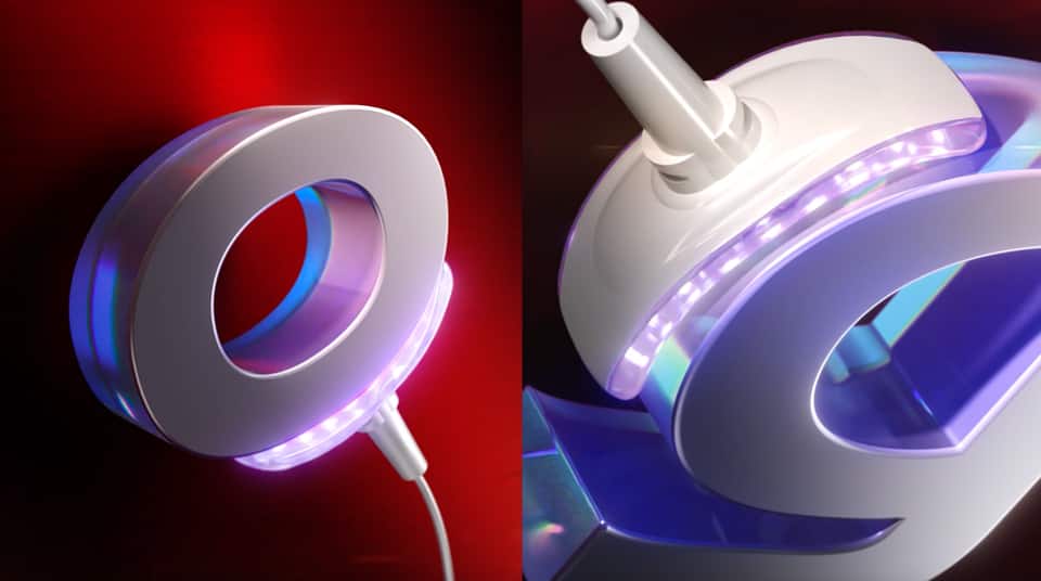 Flexes to the shape of your mouth | Flexible LED devices for teeth whitening