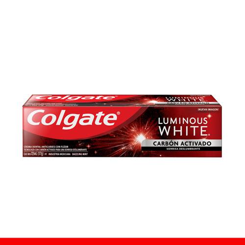 colgate luminous white carbon activado