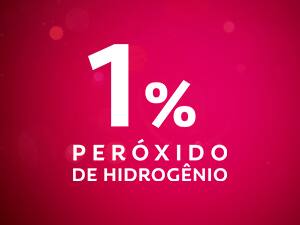 1% peróxido de hidrógeno