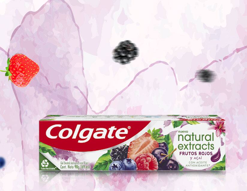 Colgate frutos rojos natural extracts