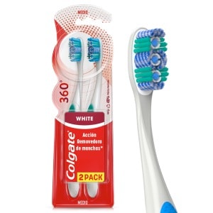 Cepillo de dientes Colgate 360° White