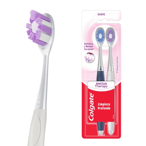 Cepillo de dientes de cerdas suaves: Colgate® Encías Therapy