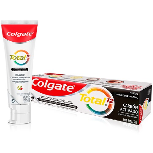 Crema dental total 12 carbon activado Crema dental total 12 carbon activado