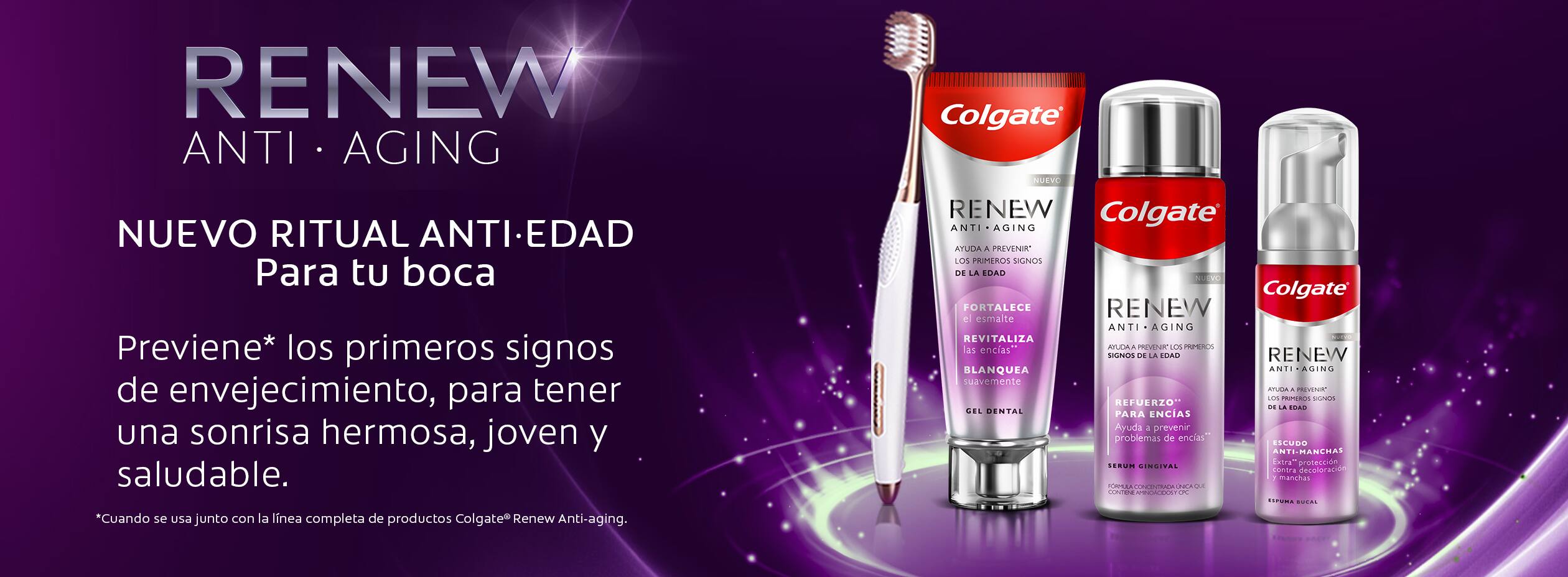 Ritual Antienvejecimiento Colgate Renew Anti-aging