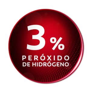 3% peróxido de hidrogeno