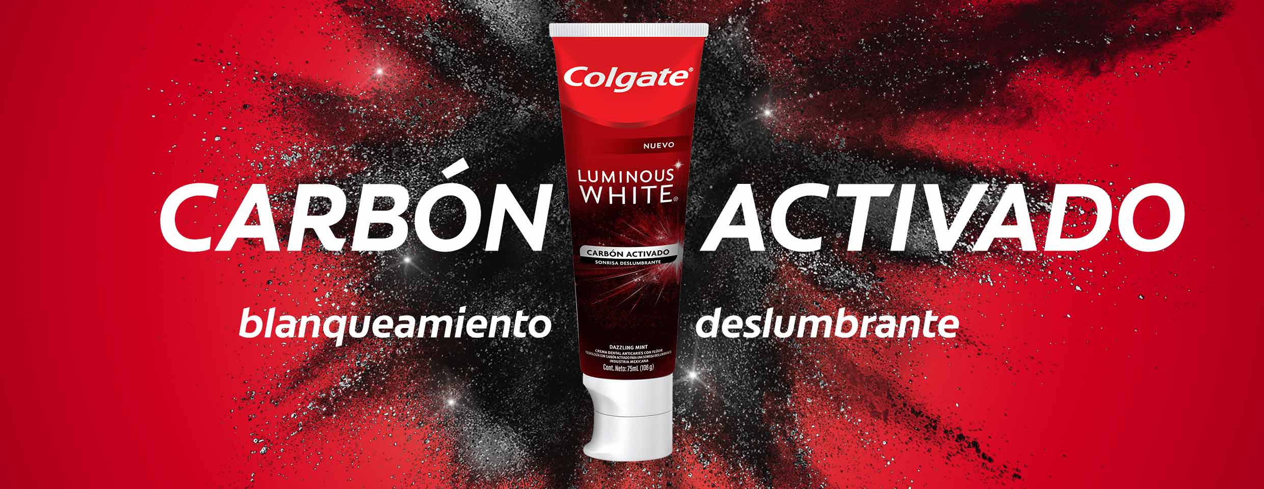 colgate luminous carbon activado