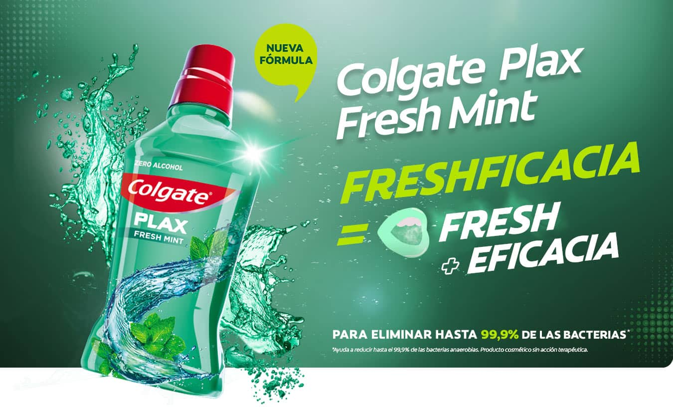 Enjuague bucal Colgate Plax Fresh Mint