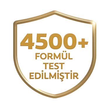 4.500'den fazla test edilmiş formülün sonucudur