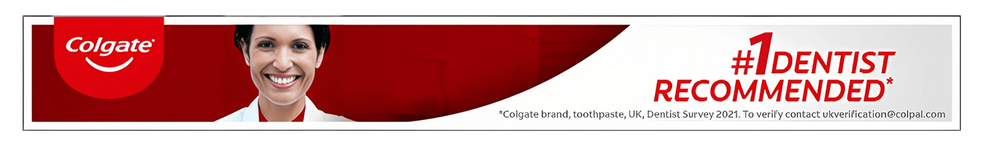 Colgate number 1 recommended