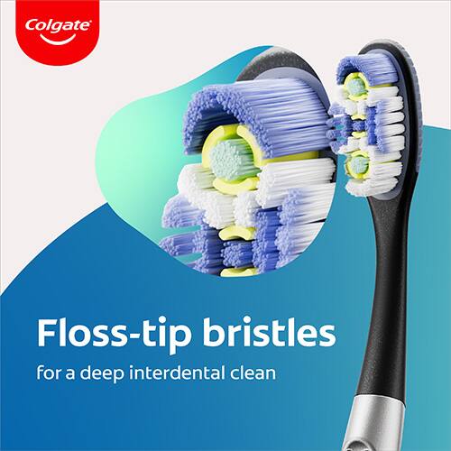 Floss-tip bristles 