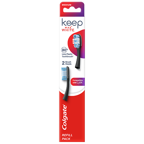 Colgate<sup>®</sup> Keep 360 Max White Replacement Toothbrush Heads Refill Pack
