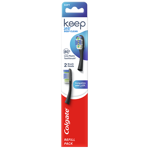 Colgate<sup>®</sup> Keep 360 Deep Clean Replacement Toothbrush Heads Refill Pack