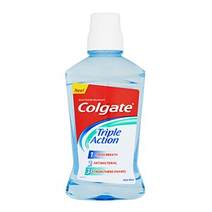 Colgate<sup>®</sup> Triple Action Mouthwash 500ml
