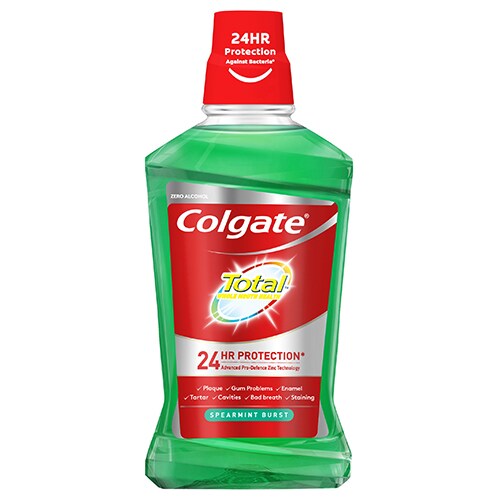Colgate<sup>®</sup> Total Spearmint Burst Mouthwash