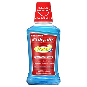 Colgate<sup>®</sup> Total Peppermint Blast Mouthwash 250ml