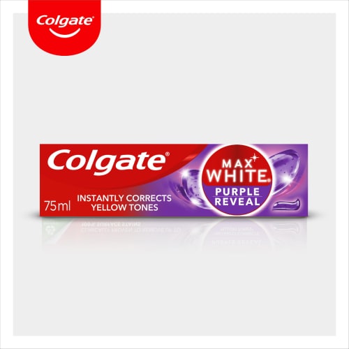 Colgate Max White Purple Reveal, the new toothpaste with purple pigments  for whiter teeth! - Products