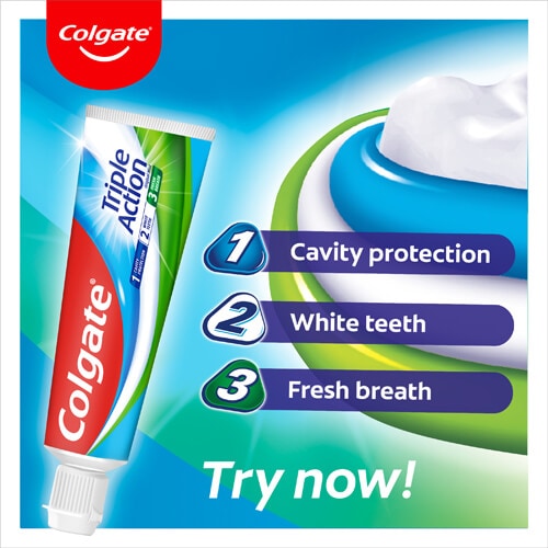Colgate triple shop action