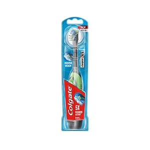 Colgate<sup>®</sup> 360° Floss-Tip Battery Powered Toothbrush