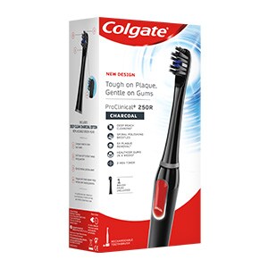 Colgate<sup>®</sup> ProClinical 250R Charcoal Rechargeable Electric Toothbrush