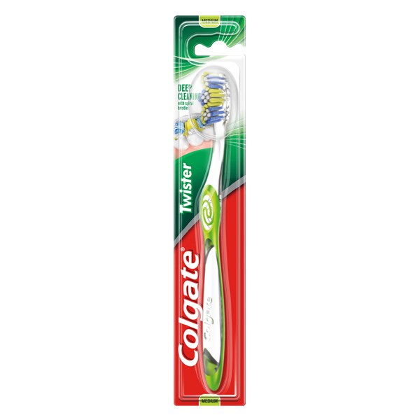 Colgate<sup>®</sup> Twister Fresh Medium Toothbrush