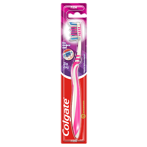 Colgate<sup>®</sup> ZigZag Firm Toothbrush