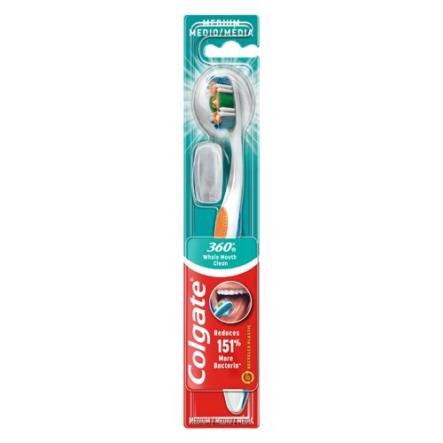 Colgate<sup>®</sup> 360° Whole Mouth Clean Toothbrush