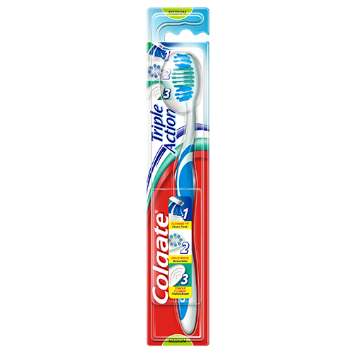Colgate<sup>®</sup> Triple Action Medium Toothbrush