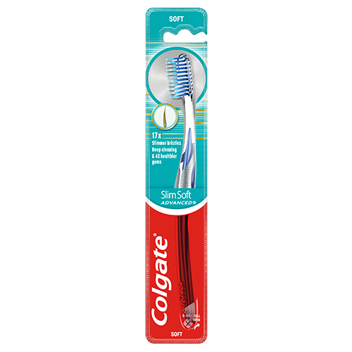 Colgate<sup>®</sup> Slim Soft Advanced Toothbrush
