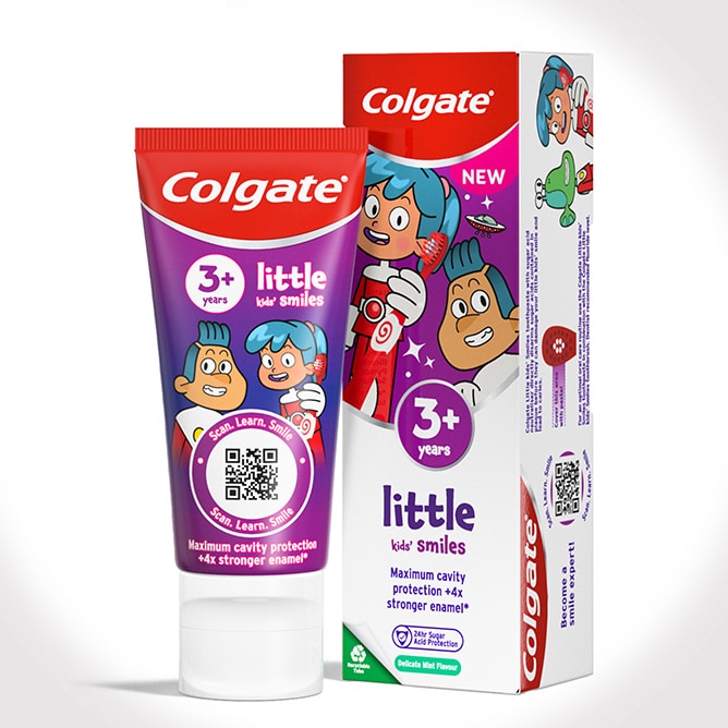 Scan the QR to make brushing fun!