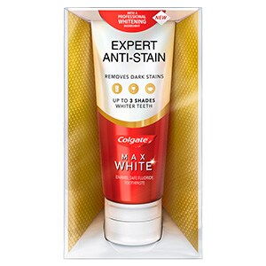 Colgate<sup>®</sup> Max White Expert Anti-Stain Toothpaste