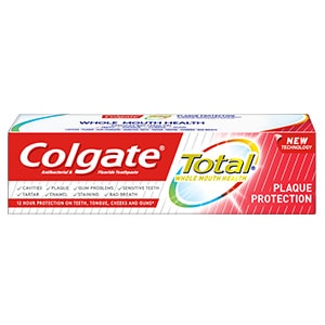Colgate<sup>®</sup> Total Plaque Protection Toothpaste