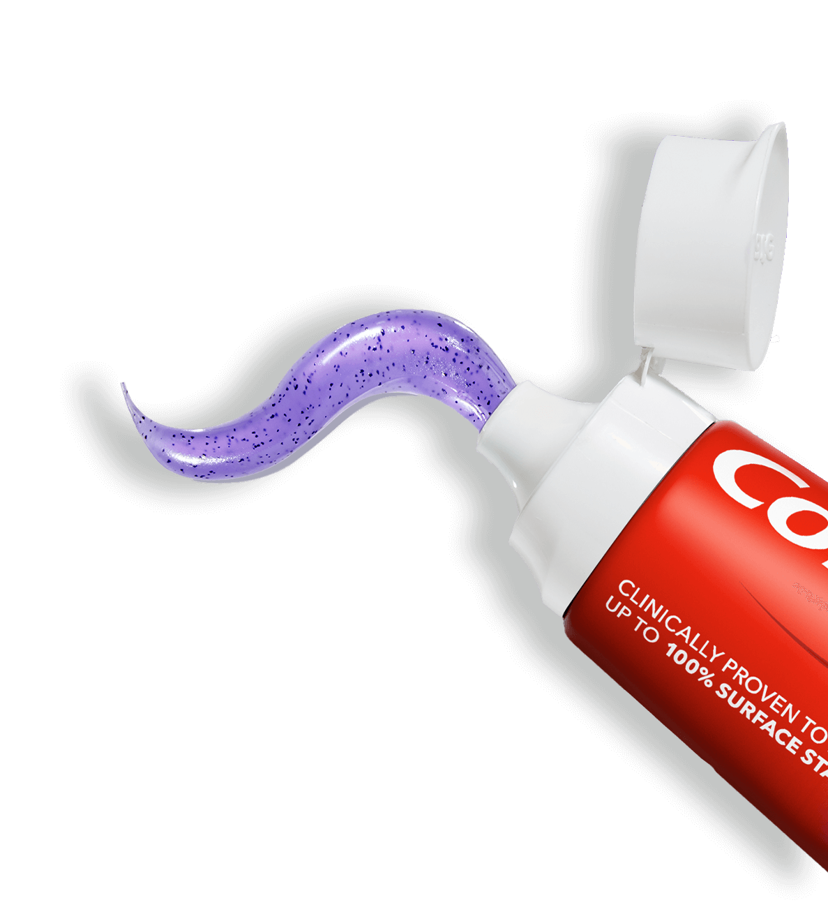 Opened tube of toothpaste